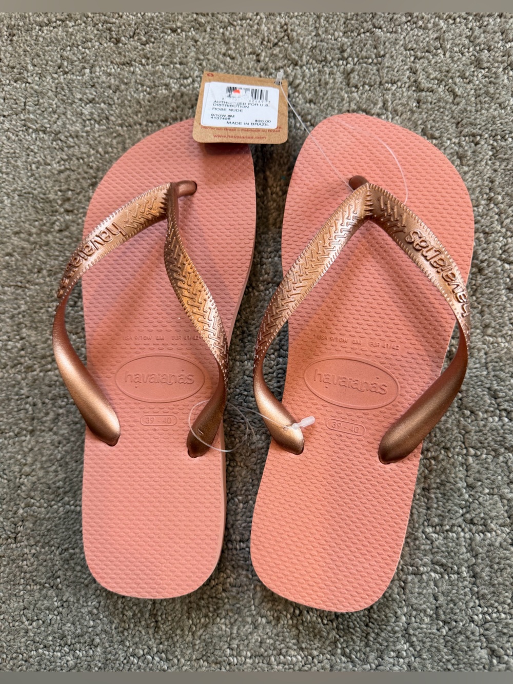 Havianas Top Flip Flops-Women’s 9/10 NWT